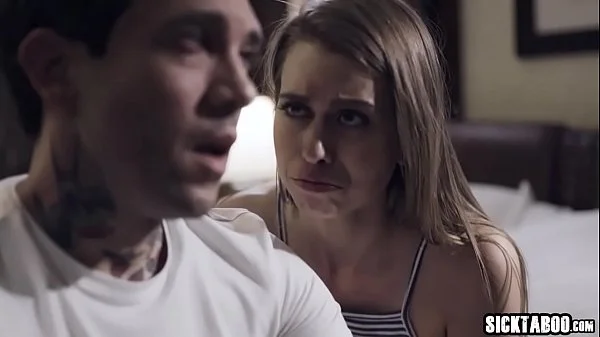Stepsis fucked with stepbro after stepdad banged her