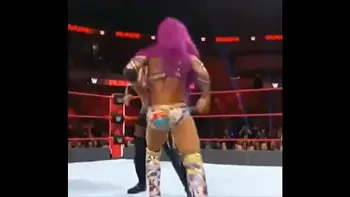 Sasha Banks wardrobe malfunction.