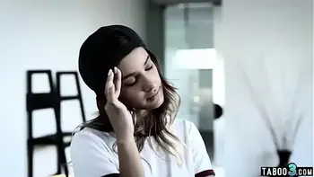 Stepbrother converting his lesbian teen stepsister