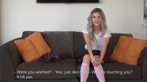 Tieny Mieny. The youngest virgin with shows her hymen and masturbates.