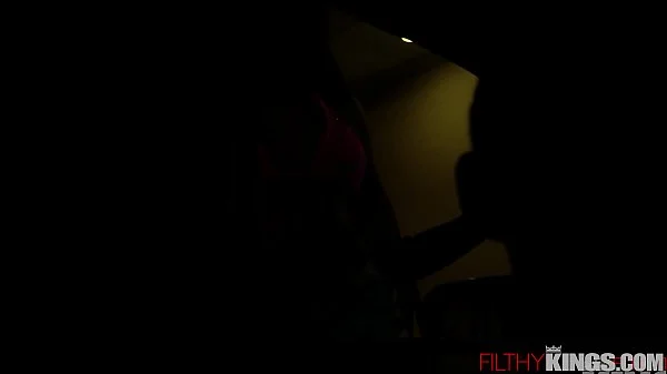 Hot Ebony Gets Fucked by Big White Dick