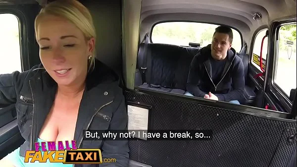 Female Fake Taxi Hot blonde sucks and fucks Czech cock in taxi