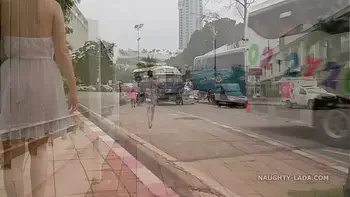 White see-through dress