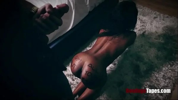 Ebony slut wants her master to have his way with her
