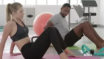 PrivateBlack - Yoga Babe Mary Kalisy Gets Face & Pussy Fucked By Black Cock