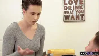 Wet MILF professional massage and sucked a clients cock