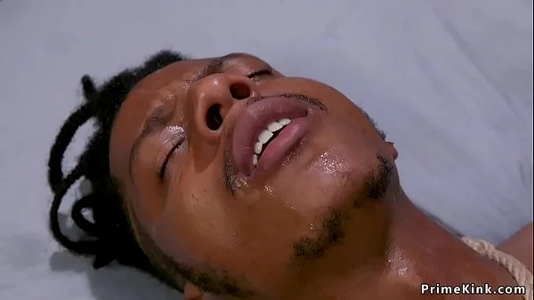 Asian doctor anal fingers bound black guy