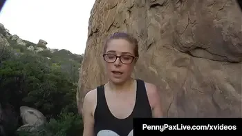 Backpacker Penny Pax Fucked By Fat Cock Land Owner!