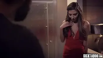 Hot teen fucked by a client in front of his wife