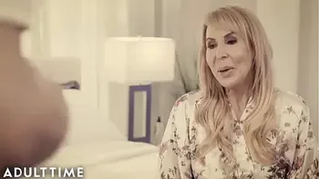 ADULT TIME Elegant Mature Erica Lauren Seducing Young Stud