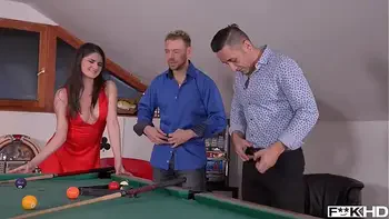 Sexy teen Francesca DiCaprio gets double-donged balls deep until she cums