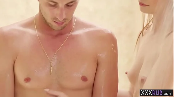 Small tits redhead teen massage a partners stepbro