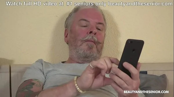 Teen blonde loves 69, deepthroat and fucking grandpa