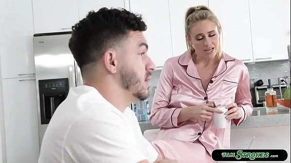 Busty stepaunt licked and fucked by stepnephew
