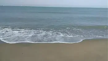 First day nude at beach