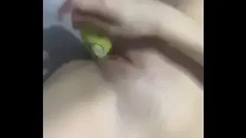 Young polish teen banana masturbation