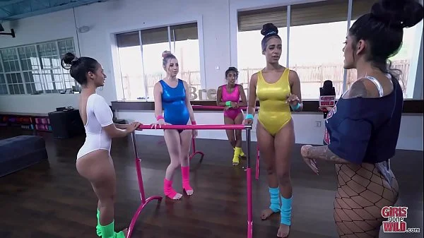 GIRLS GONE WILD - Claire Black Was Minding Her Own Business In Ballet Class When We Walked In