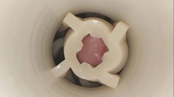 Moaning and cumming Inside fleshlight