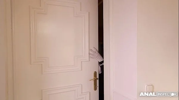 Anal inspectors double penetrate blonde burglar Selvaggia after break-in