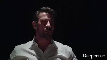 Deeper. Kayden Kross and Jillian Janson Plays Games as he Watches