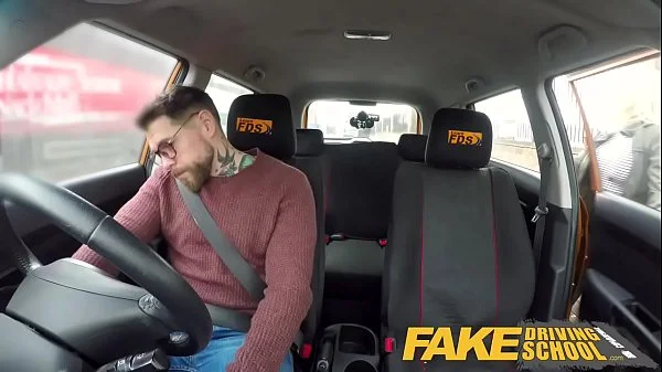 Fake Driving School 2 students have hot backseat sex when instructor leaves