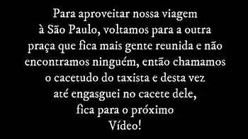 Cristina Almeida filmada por seu marido corno no Mirante da Lapa - SP - Na pracinha. Levando na bucetinha e tomando leitinho d. machos desconhecidos, um deles com o cacete gigante - Dogging 2 - Parte 1/2