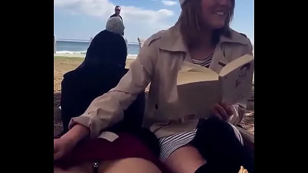 En la playa