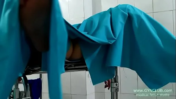 Young girl get orgasm on gyno table
