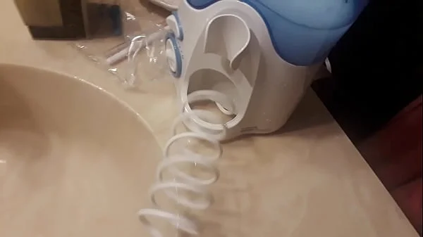 21yr old pumps over a pint of cum into bladder