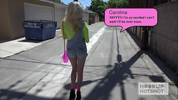 Cute blonde teen Carolina Sweets gets fucked hard by Bryan Gozzling
