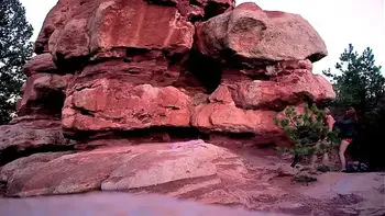 Lesbian Photographer Fucks Model Outdoors