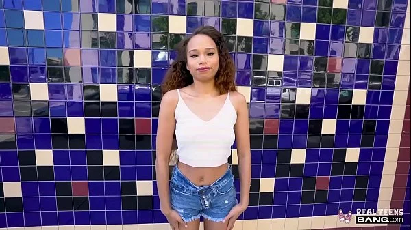 Real Teens - Beautiful Ebony Teen Cecilia Lion Gets Fucked