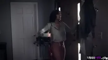 Paranoid Wife Krissy Lynn joins into a hot threesome then rides on top of her husbands long prick