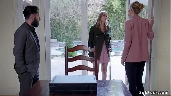 Lawyer anal fuck step sisters in bondage