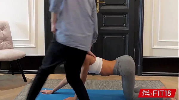 Fit and Skinny Cayenne Hot's First Hardcore Scene as Yoga Instructor
