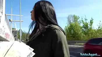Public Agent Cash tempts busty American Amilia Onyx to fuck