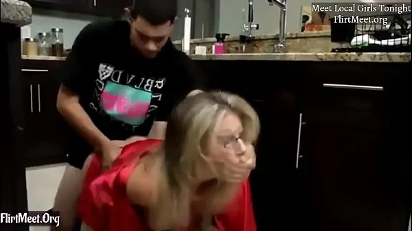 Cory Chase step Mommy getting dick from Stepson in kitchen