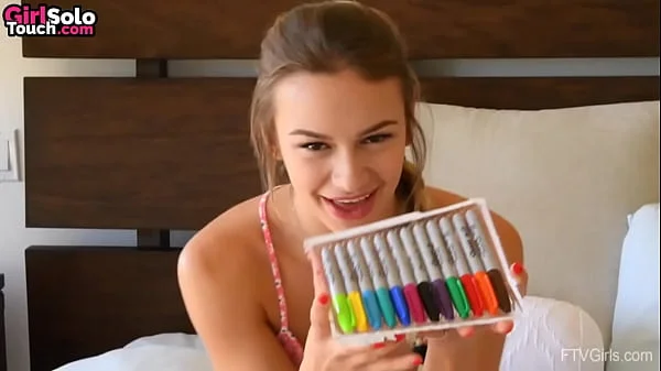 (ftvgirlsbay.com) FTVGirls Nayomi Stuffing Pussy with Markers