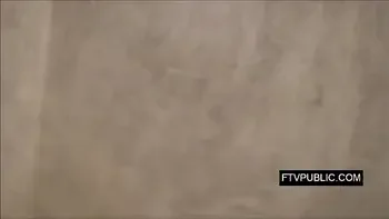 Busty teen in the mall