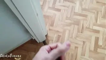 Stepsister quick fuck while she is cleaning