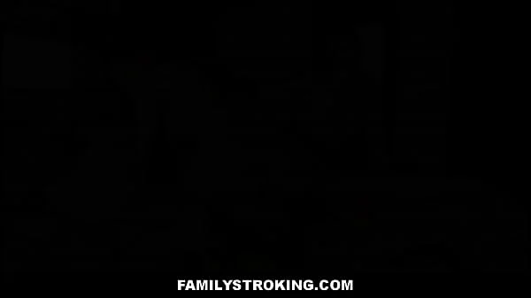Big Tits Blonde Teen StepSister Fucked By stepBrother While stepMom Coaches