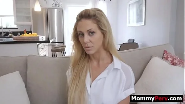 Step son talks stepmother into to fuck