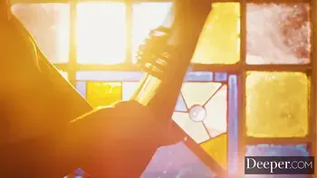 Deeper. Master Shares One of His Slaves with a Friend