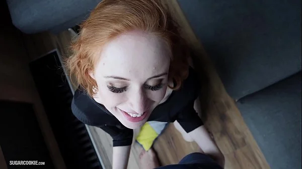Busty natural redhead Lenina Crowne's homemade sex-tape