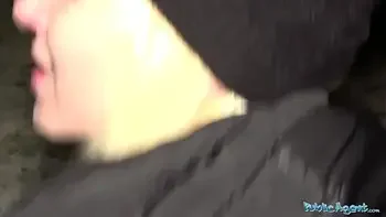Public Agent Hot blonde fucks him for his cash offer