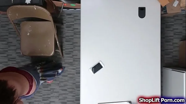 Teen thief ass fucked by store officer