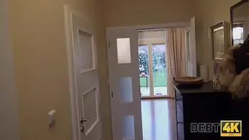 DEBT4k. Pregnant Jessica Red needs money for so why fucks hard