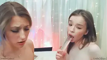 Cutest Lesbian Couple Getting Dirty....