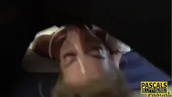 Throated kinky submissive gets anally pounded