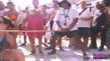 Sexy Florida Bartenders Party & Flash In Skimpy Bikinis